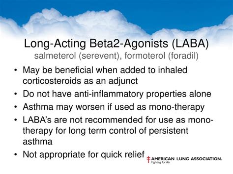 long-acting beta agonist|Fluticasone and salmeterol (inhalation route) .